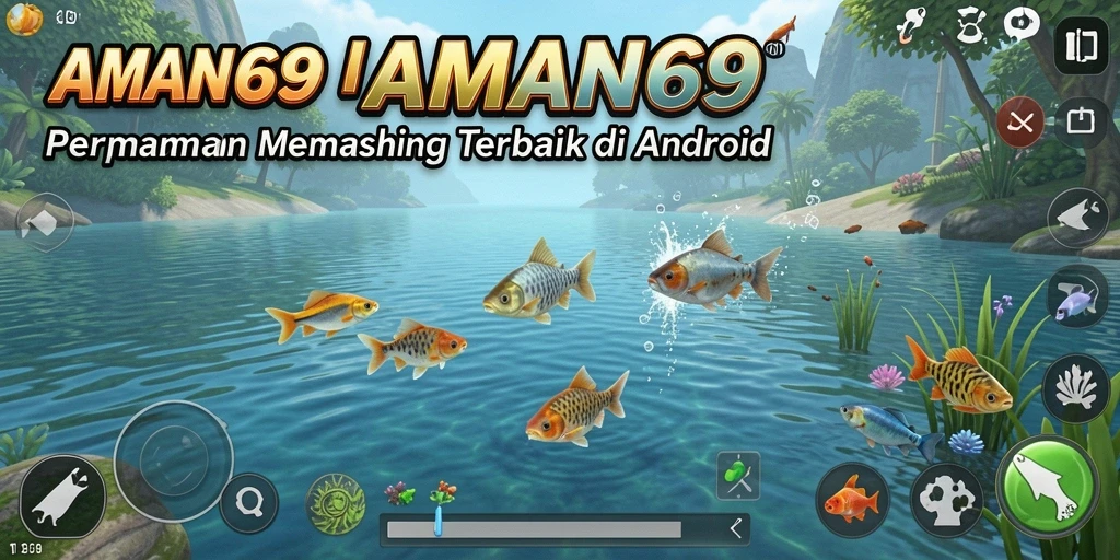 Tampilan gameplay yang mendebarkan dan menarik dari AMAN69.