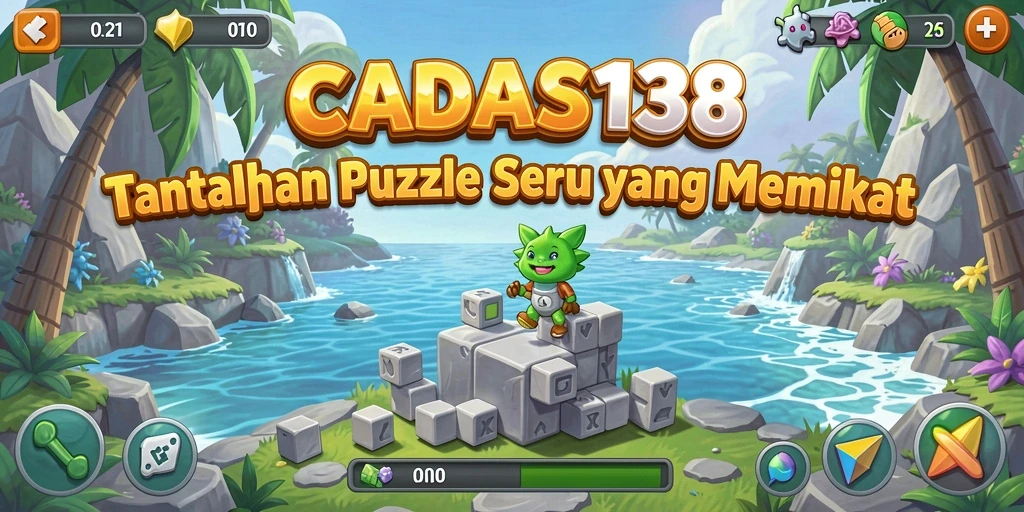 Tampilan menarik dari gameplay CADAS138 dengan berbagai puzzle menantang.