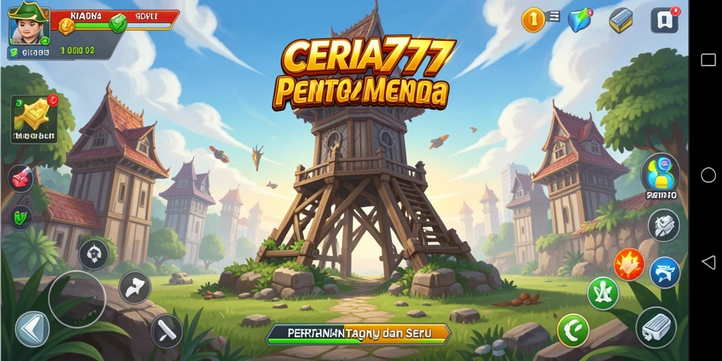 Tampilkan aksi menara pertahanan yang mendebarkan di CERIA777.