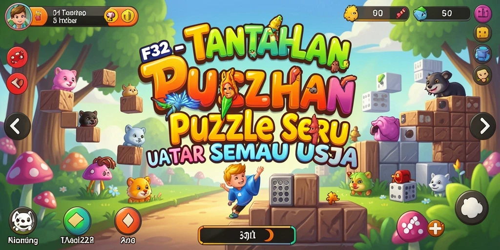 Tampilan gameplay F32 yang menantang dan seru.