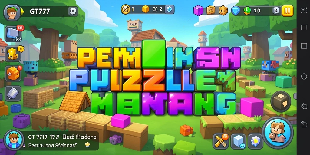 Tangkapan layar GT777 menampilkan gameplay Puzzle yang seru dan menantang.
