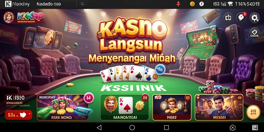Tampilan gameplay Live Casino yang mengasyikkan dan interaktif.