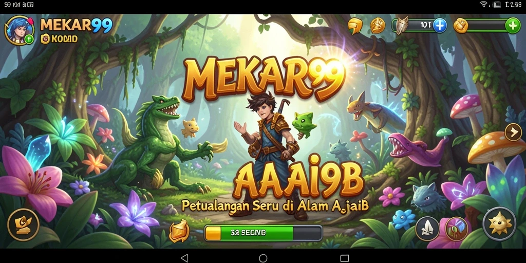 Tampilan gameplay seru dalam petualangan di MEKAR99.