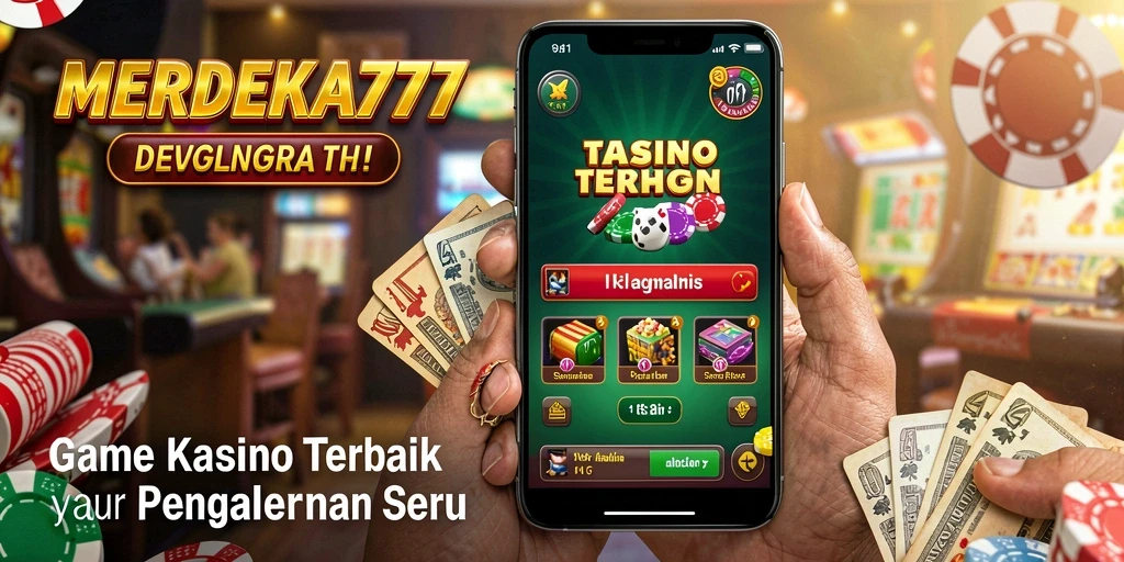 Tampilan gameplay Kasino yang menakjubkan di MERDEKA777.