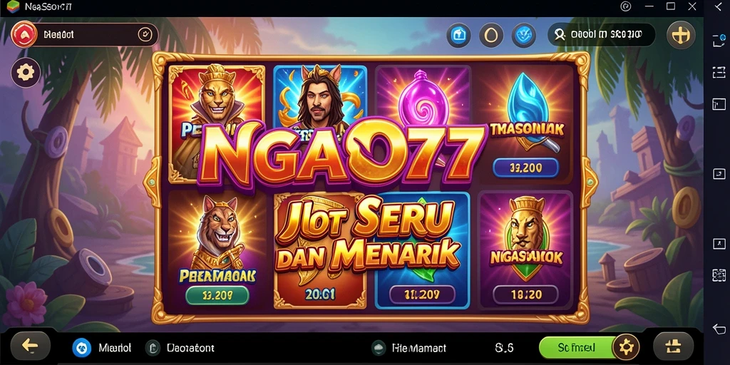 Screenshot gameplay NGASO77 menampilkan keseruan bermain Slot.