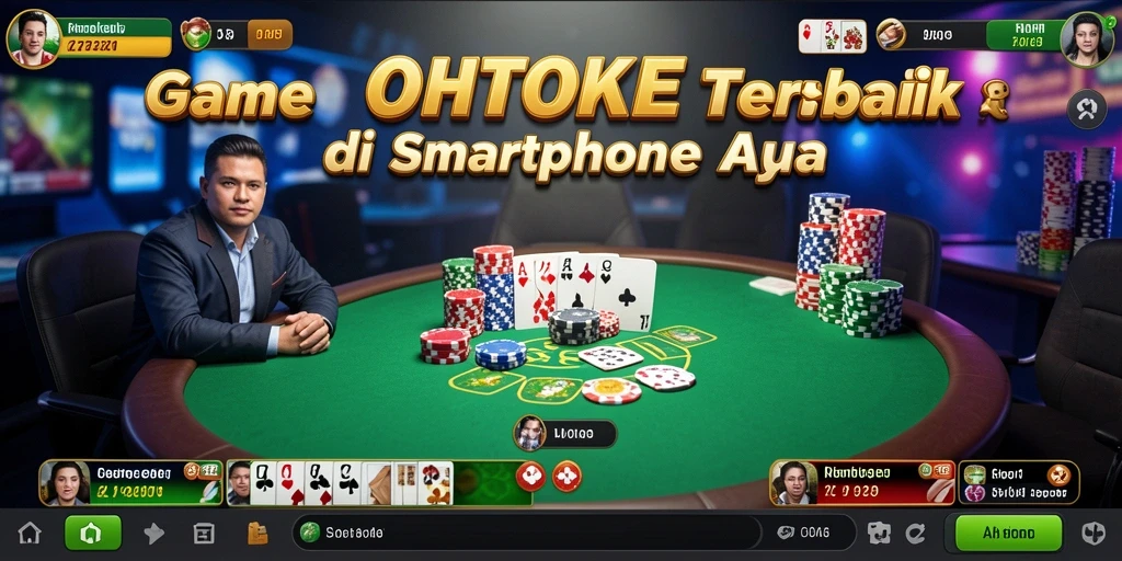 Screenshot utama OHTOGEL menampilkan gameplay poker yang menarik dan interaktif.