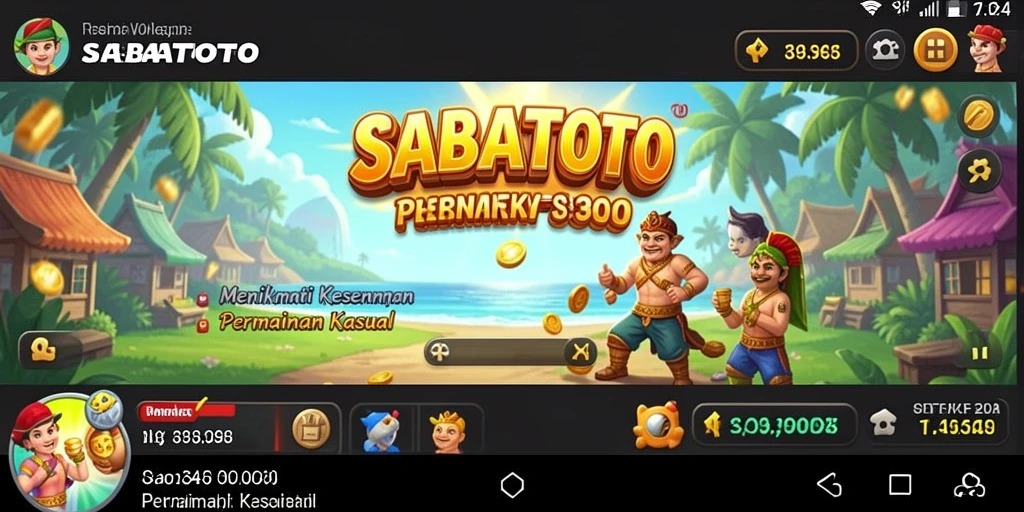 Tampilan gameplay SABATOTO yang seru dan menarik untuk semua kalangan.