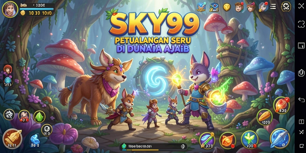 Tampilan menakjubkan dari gameplay <strong>SKY99</strong> yang memikat dan penuh petualangan.