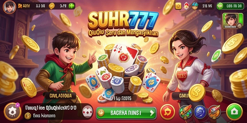 Screenshot gameplay QiuQiu yang menegangkan di SUHU777.