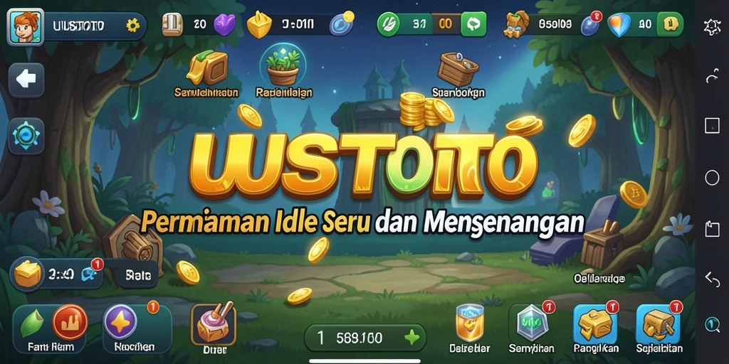 Tampilan gameplay menarik dan interaksi yang menyenangkan di UUSTOTO.