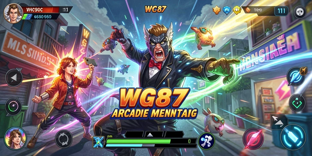 Screenshot menampilkan gameplay seru dari game Arcade.